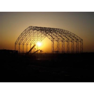 Bâtiments métallo-textiles industriels en arceaux treillis - portées jusqu'à 60m_1