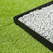 Nature bordures de jardin 3 pcs 91,4x10,2 cm noir 446394_1