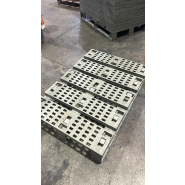 Palette en plastique recyclée brevetée - à monter - Dimensions 1200x800x155 mm - 20 kg_1