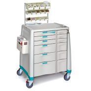 Avalo ACM - Chariot médical Capsa Healthcare - Anesthésie sécurisée et configurable avec empreinte stable_1