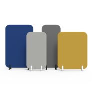 Panneaux acoustiques fixes ou mobiles avec espaces de rangement - Gamme Mute_1