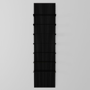 Élément de départ Vertigo noir/noir 7 tablettes verre L60xH240cm_1
