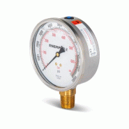 G4039L, Manomètre, 100 mm  Face,  Raccordement Vertical, Bain de glycérine, 700 bar pression maximale_1
