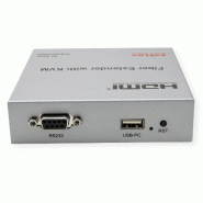 ROLINE Rallonge KVM via fibre optique, HDMI 4K, USB, 20 km_1