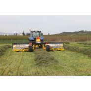 Rt 630 - Andaineur à tapis - ROC SRL - largeur de travail de 4,90 m à 6,30 m avec système à double balancier hydraulique_1