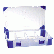 Boîte à compartiments et coins caoutchouc - Bleu / 240 x 170 x 60 mm_1