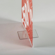 Support affichette à poser 5x4cm - par 10_1