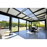 Véranda classique avec toiture rectangulaire à facettes - Topaze_1