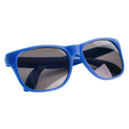 Lunettes de soleil en plastique - protection UV400 - finition mate - couleur bleue_1