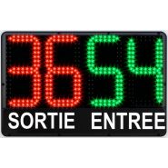 Affichage de changement de joueurs - Panneaux IN-OUT DISPLAY 4 et 8, simple et double face, LED rouges et vertes, haute luminosité_1