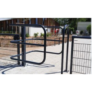 Barrière sélective tournante pour parcs publics - acier galvanisé ou peint - passage fauteuils roulants_1