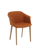 Fauteuil multi-usage SWAN TISSU - neuf - coque en polypropylène - piétement renforcé - design intemporel_1