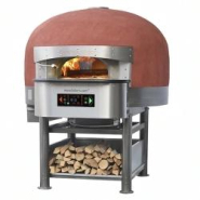 Fours à pizza professionnel à gaz et bois avec sole chauffée à gaz - MORELLO FORNI FGRI150 CUPOLE BASE_1