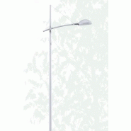 Lampadaire urbain azur / led / en aluminium thermolaqué / 8 m