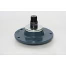 Palier complet droit avec écrou pour déchaumeur à disques Lemken Rubin - Référence POS-5554502 - Filetage M30x1,5_1
