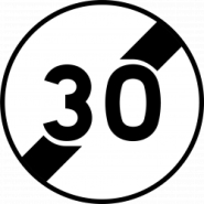 Panneau prescription temporaire BK33 - Fin de limitation de vitesse - WP Signalisation_1