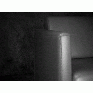 Canapé d'accueil Cetro - 1 et 2 places - Structure en acier - Revêtement 78% PVC et 22% Polyester_1