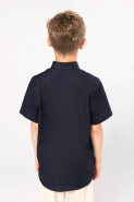 Chemise de travail popeline manches courtes enfant - Réf: K520 - Kariban - 100% coton - Entretien facile_1