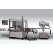 Machine monobloc multifonction pour le rinçage, le remplissage et le bouchage de bouteilles en verre ou en PET - 1000 à 40000 pièces/h -TRIBLOC_1