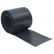 Vidaxl brises-vues de jardin 10 pcs noir 252,5x19 cm pvc 4005547_1