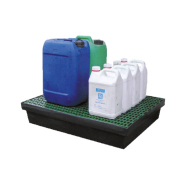 Bac de rétention en polyéthylène rigide - 35L à 200L - Résistant aux intempéries et utilisable en intérieur/extérieur_1