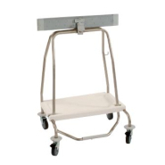 Chariot porte-sacs à déchets 4 roues en inox - capacité 40 à 70 L - Réf. SHUT40 - Andromède_1