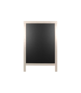 Chevalet stop trottoir - Cadre bois - Dimensions 85 x 55 cm - Référence : PFN49GRCE_1
