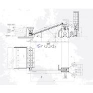 Équipement de production de béton 60 m3/h - modèle Gsp 60 st