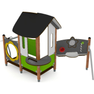 Maisonnette de jeu Unimini Salle réf-8046319 - Hags - pour enfants 1 à 5 ans - montage en 12h_1