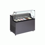 Vitrine pour glace en bac Anthracite RAL 7016 - 184 L | Tefcold - MIRABELLA6_1