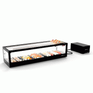 Vitrine réfrigérée à Sushi LOGIC avec groupe déporté - Double froid - VTLG6SGR | Sayl Barcelona - Cuve plane_1