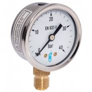 216 simple graduation - Manomètre à tube de bourdon - Distrilabo - Ø 100 - Classe 1.6 - IP 65 rempli de glycérine_1