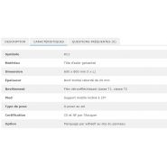 Panneau de chantier KC1 route inondée - Réf. 29984 - 600 x 800 mm - Sur support mobile incliné avec film rétroréfléchissant_1