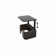 Capot pour poteau de départ ou fin de clôture - Gris anthracite RAL 7015 - Épaisseur 2mm - Largeur 4.5 cm - Longueur 6.8 cm_1