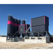 Centrale à béton mobile 120 m3/h - 4 ou 5 trémies d'agrégats et une capacité totale jusqu'à 400m3 - Arcmov_1