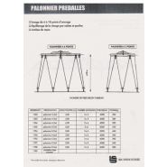 Palonnier de levage - charges multiples avec tensions identiques - réalisation sur mesure_1