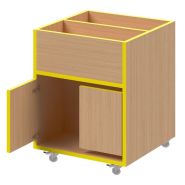 Bac à livres haut à roulettes_1