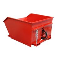 Bac basculant automatique 4A / S4A - Vidage décalé au-dessus d'un conteneur - Étanche à l'huile et à l'eau_1