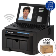 Kiosque d'impression photo d'identité Wifi: imprimante + tablette tactile 11,6