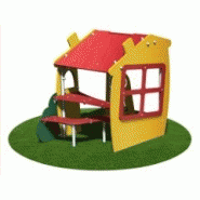 Maisonnette inox gamme Declik - DKM2 - Structures de jeux à thèmes pour enfants de 6 mois à 4 ans - Créa Équipements_1