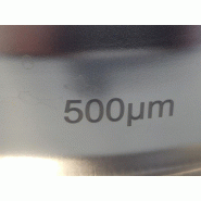 Tamis de test en acier inox RETSCH 200x50mm - 500 µm (0,5mm)_1