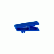 Clip plastique couleur à pince crocodile - sans lanière - perforation 5 mm - conditionnement par 100 - large choix de coloris_1