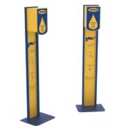 Hydroslim - borne de distribution de gel intelligente Hydrocool - fonctionnelle et personnalisable_1