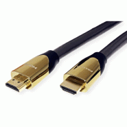 Roline premium câble hdmi ultra hd avec ethernet, 4k, m/m, noir, 9 m_1