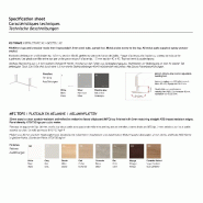 Table de réunion rectangulaire X2 - Officity - Anthracite, Orme_1