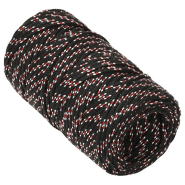 Vidaxl corde de bateau noir 2 mm 100 m polypropylène 152319_1