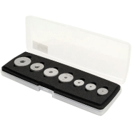 Jeu de 7 bagues filetées 