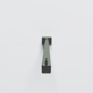Bras droit 15x15mm - 300 mm - 25x15 mm - gris anthracite_1