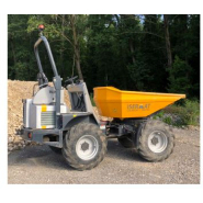 Dumper à pneu - GIRABENNE 2500 L - charge utile 4000kg - transport, évacuation, démolition - disponible en location_1