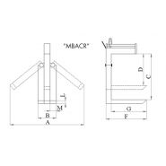 Lève-palette MBACR - Dacame France SAS - capacité 1500 kg - réglable avec manivelle et compatible grue_1